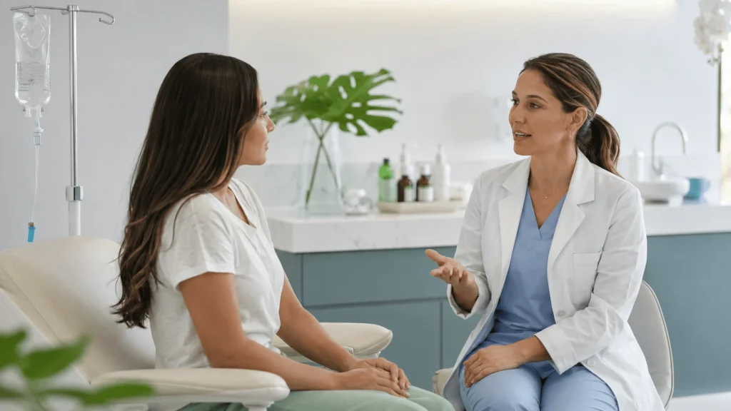 Beneficios de la suero terapia con orientación profesional