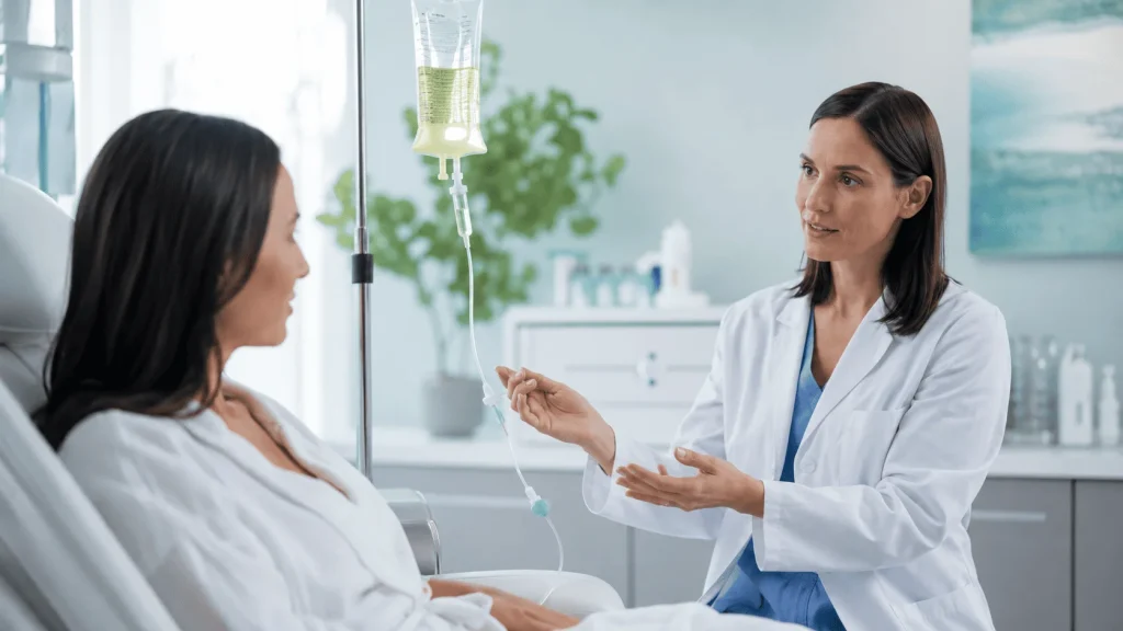 Qué es un suero de vitamina C intravenoso